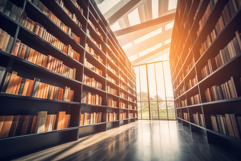 阳光透进窗户洒在图书馆内的地面,高清,摄影图,摄影图片,图片大全,摄影图免费下载